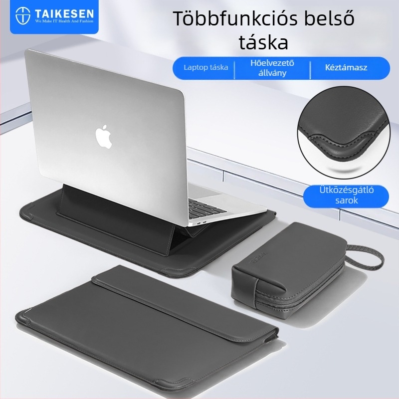 Tykson PU laptop tok, 14 hüvelykes MacBookhoz és 16 hüvelykes Lenovo/Huaweihez