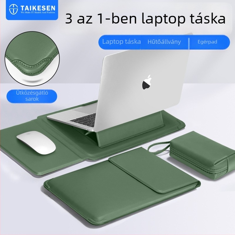 Tykson PU laptop tok, 14 hüvelykes MacBookhoz és 16 hüvelykes Lenovo/Huaweihez