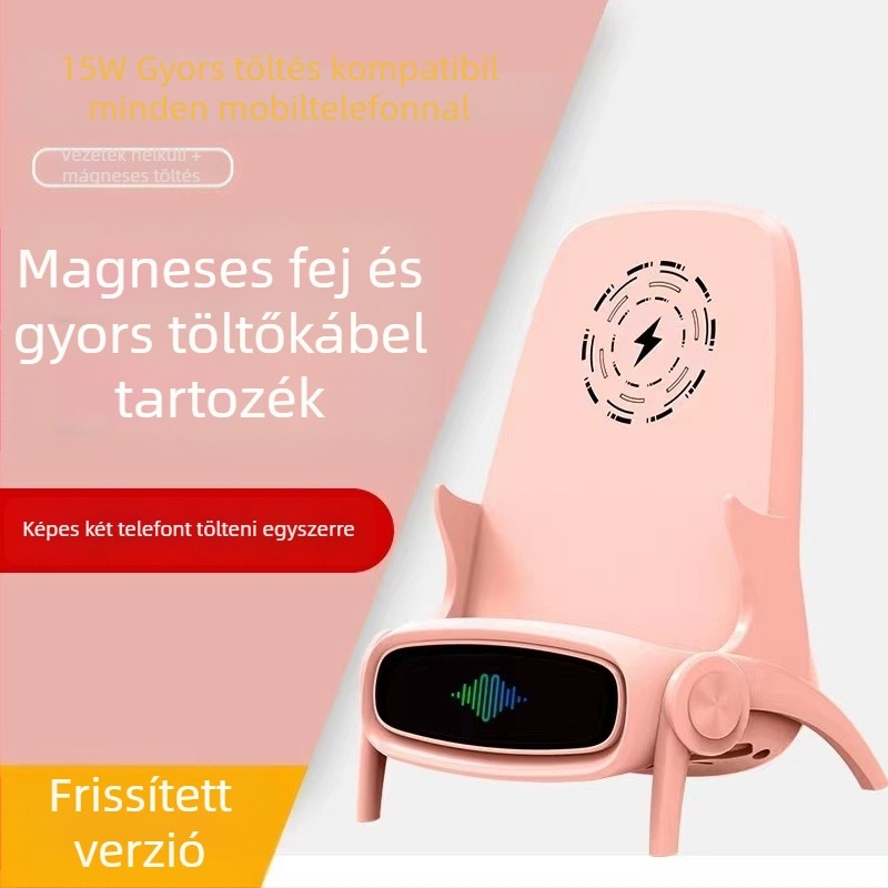 Három-in-one vezeték nélküli töltőállvány mágneses töltéssel, 66W gyors töltés, PD/QC/FCP protokollok, kimenet 5V2A/9V3A