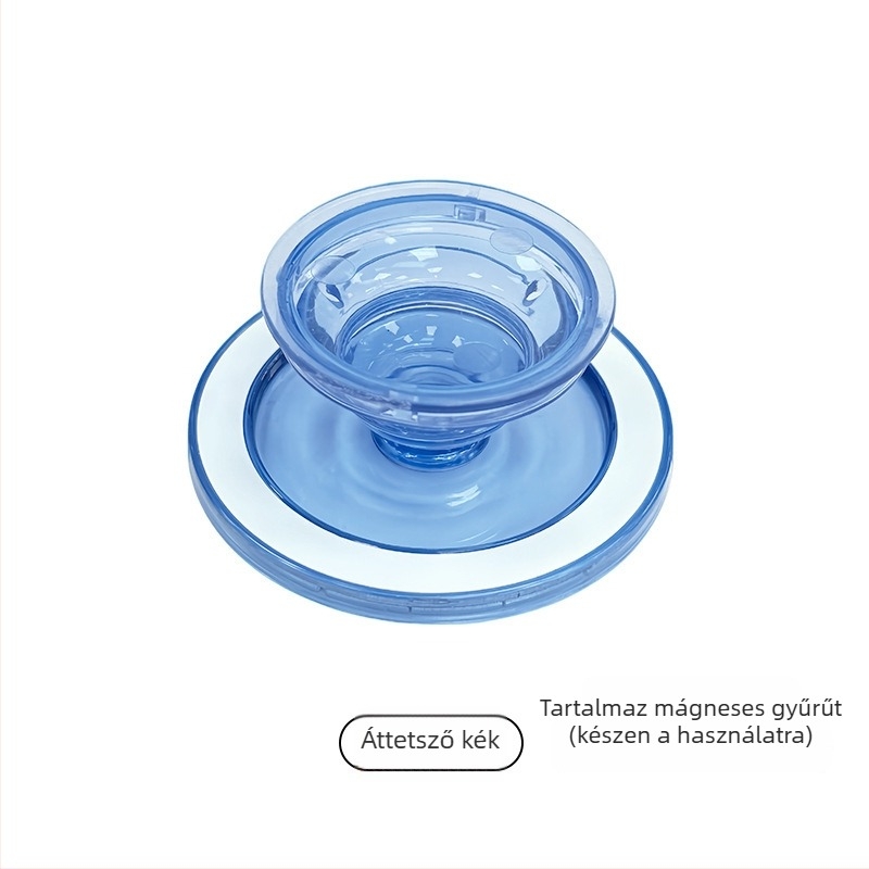 Asztali telefonállvány összecsukható teleszkópos kar, mágneses kör alakú tartó — ABS, TPU, magnet