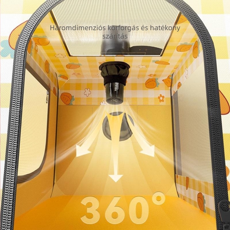 Beépített szárítódoboz háziállatok számára – macskák és kutyák, 220V, DC motor, 1000W alatt, spirálfűtődrót, 3C tanúsítvány