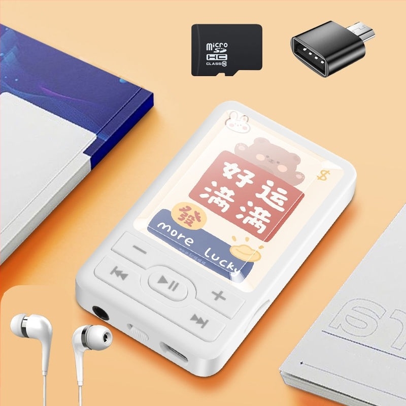 Hordozható MP3 lejátszó diákok számára, kompakt zenelejátszó, videó felvétel nélkül
