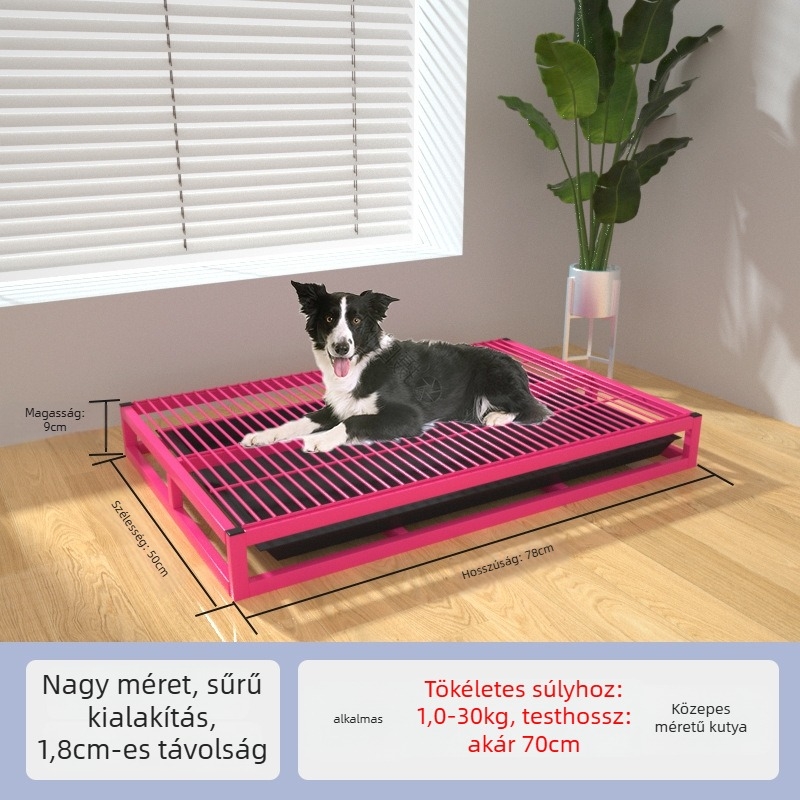 Fiókos kutya toalett, szilikon, csúszásmentes, hordozható