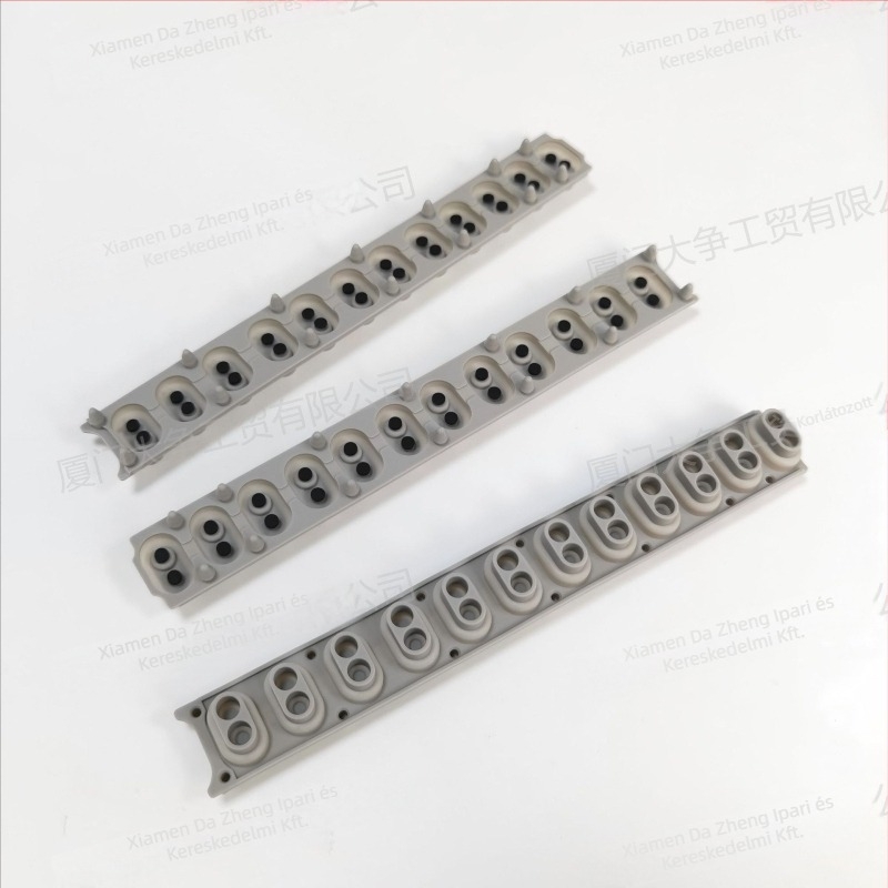 Elektronikus billentyűzet gombokhoz tartozó kiegészítő, gumírozott anyag, modell BTS1275-1, elektronikus billentyűkhöz, csomagolás: PP zacskó + hullámkarton