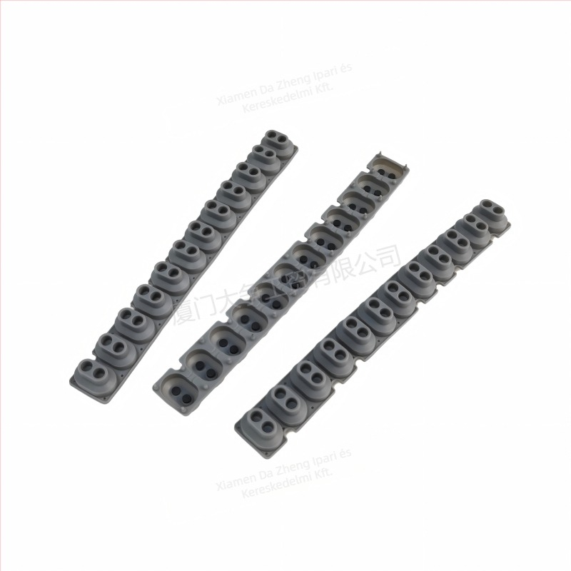 Elektronikus billentyűzet gombokhoz tartozó kiegészítő, gumírozott anyag, modell BTS1275-1, elektronikus billentyűkhöz, csomagolás: PP zacskó + hullámkarton