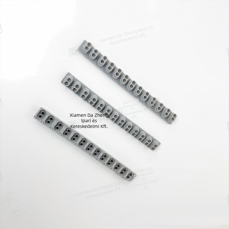 Elektronikus billentyűzet gombokhoz tartozó kiegészítő, gumírozott anyag, modell BTS1275-1, elektronikus billentyűkhöz, csomagolás: PP zacskó + hullámkarton