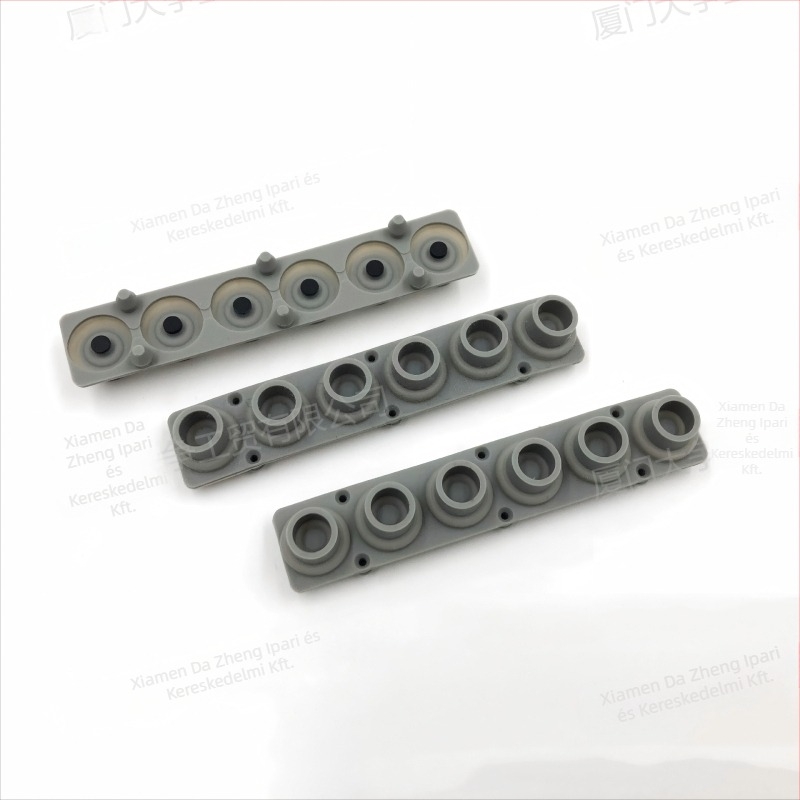 Elektronikus billentyűzet gombokhoz tartozó kiegészítő, gumírozott anyag, modell BTS1275-1, elektronikus billentyűkhöz, csomagolás: PP zacskó + hullámkarton