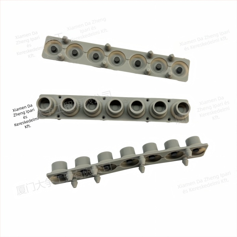 Elektronikus billentyűzet gombokhoz tartozó kiegészítő, gumírozott anyag, modell BTS1275-1, elektronikus billentyűkhöz, csomagolás: PP zacskó + hullámkarton