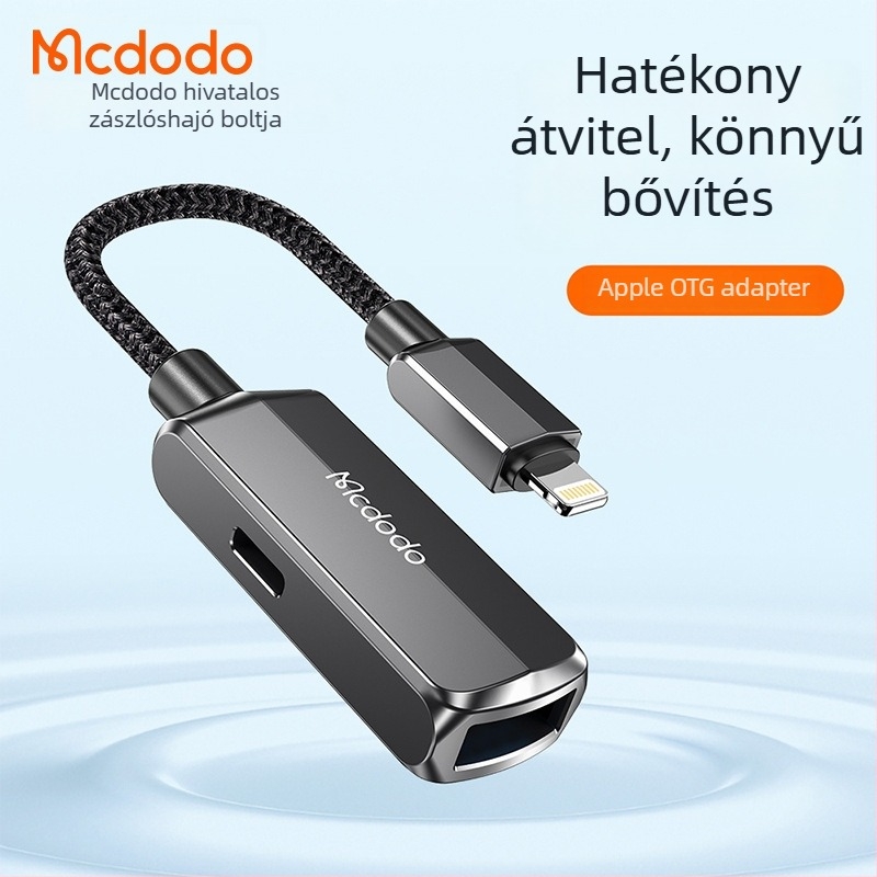Mcdodo OT-553 Type-C to Lightning adapter Android és Apple eszközökhöz, gyors töltés