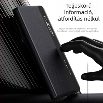 Honor MagicV3 hivatalos bőrtok okos ablakkal, ultra vékony védő
