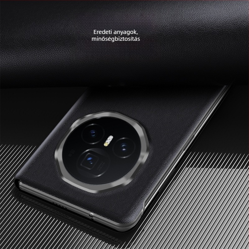 Honor MagicV3 hivatalos bőrtok okos ablakkal, ultra vékony védő