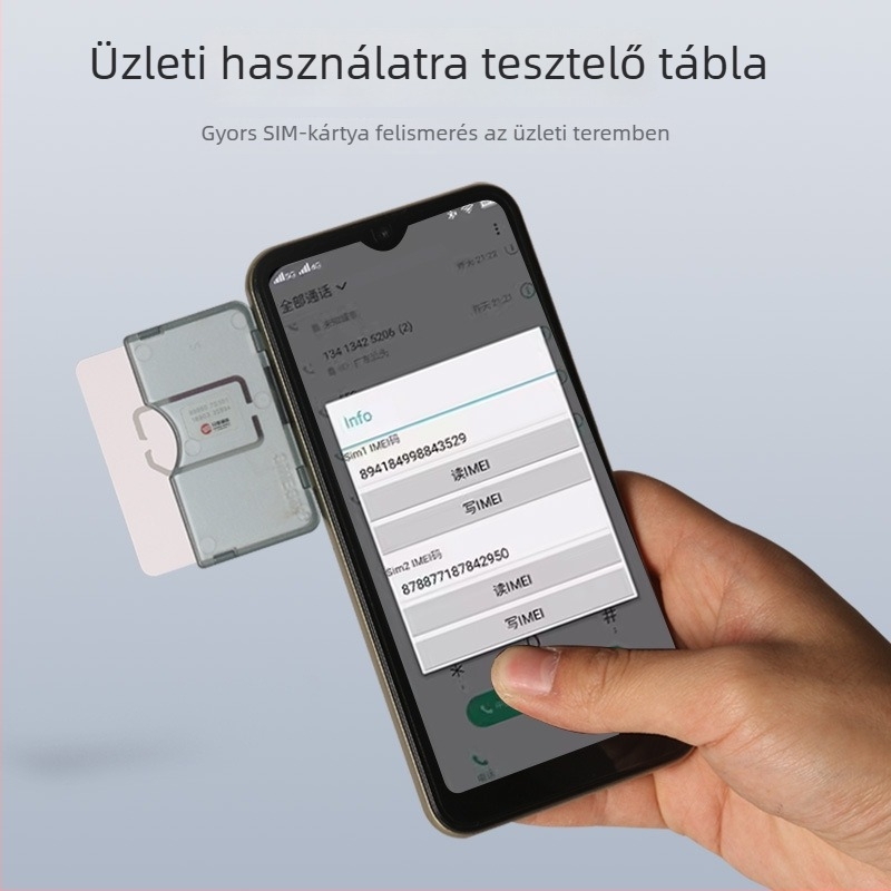Android USB 2.0 SIM-kártya cserélő – Curry, Modellek A és B, Típus: Kapcsolat