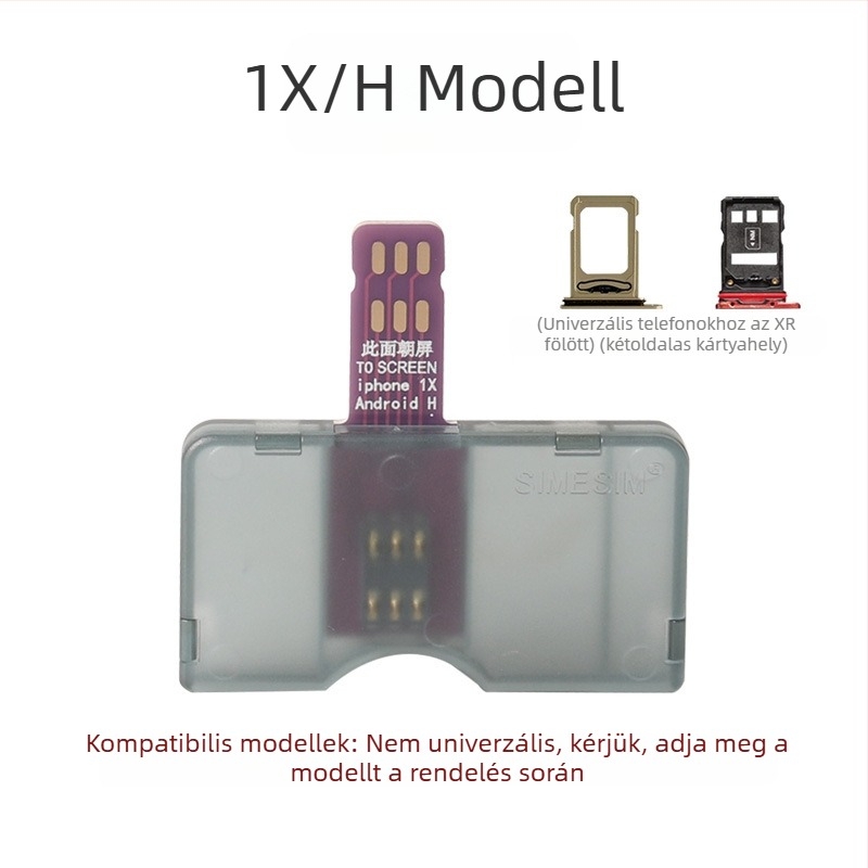Android USB 2.0 SIM-kártya cserélő – Curry, Modellek A és B, Típus: Kapcsolat