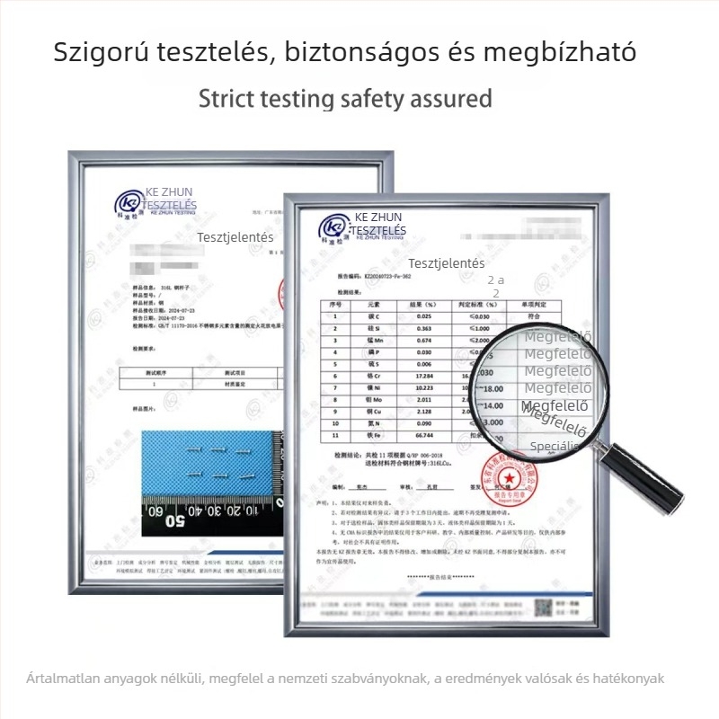 Titánacél fülbevalók cirkóniával, egyenes karika, geometriai dizájn, uniszex