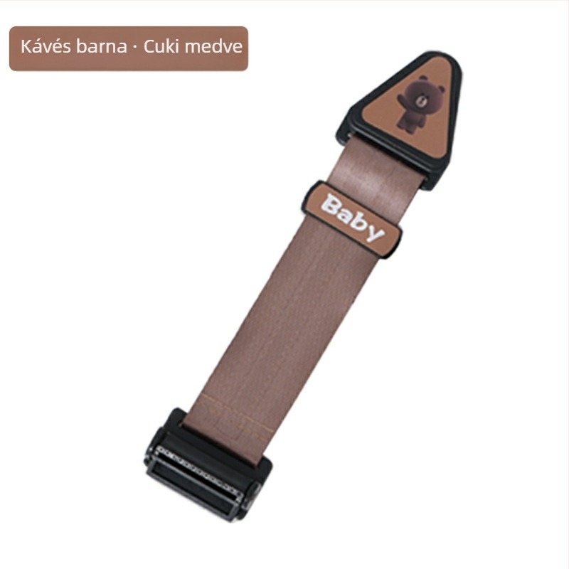 Autóöv tartó vastított dizájnnal, ABS anyagból, nyomtatott logóval, 66 g