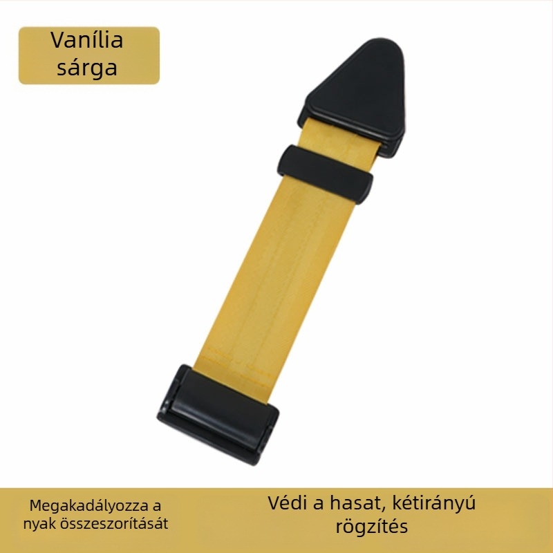 Autóöv tartó vastított dizájnnal, ABS anyagból, nyomtatott logóval, 66 g