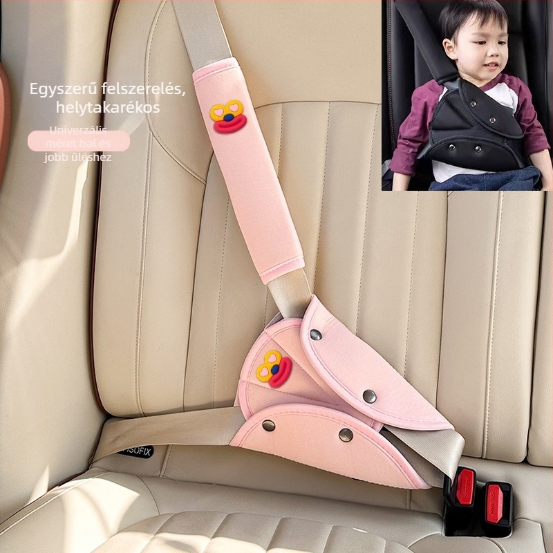 Autóöv vállpárna gyerekeknek — ice silk, 100 g, logónyomtatás, testreszabható