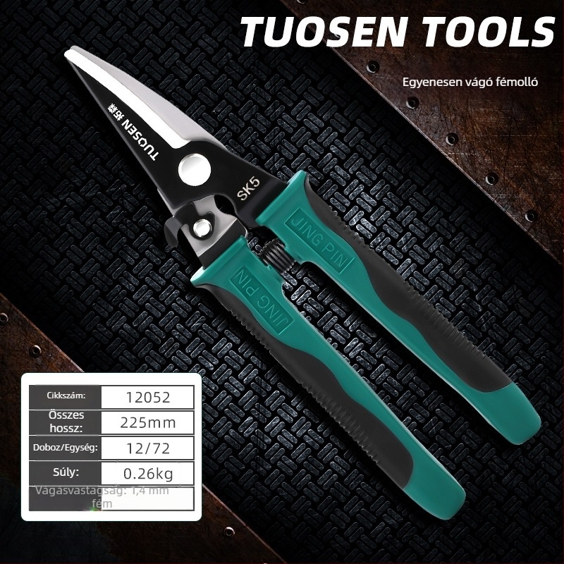 Tuosen drótokhoz tervezett fogó — Többfunkciós eszköz a vezetékek leválasztására, crimpelésre, rögzítésre és kábelnyitásra