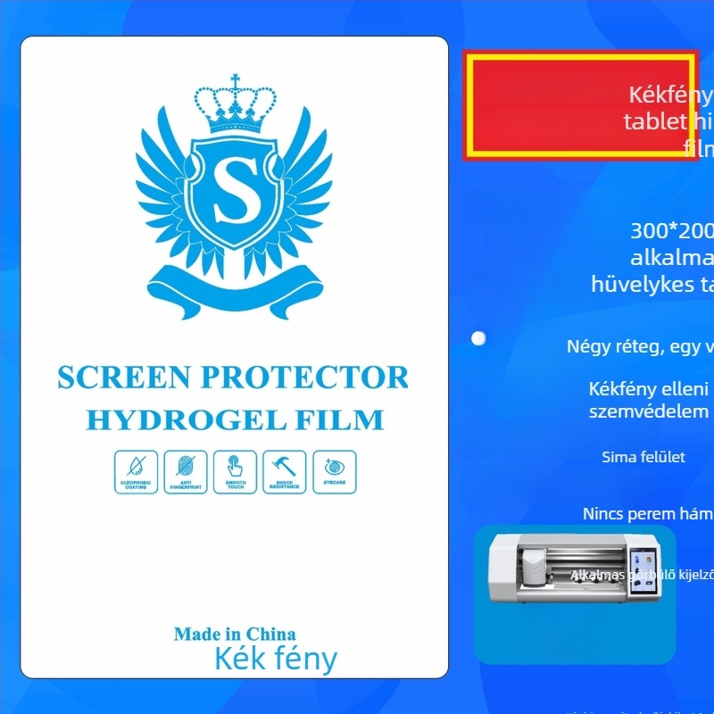 TPU hidrogél képernyővédő tabletekhez – HD matt felület, teljes fedettségű fólia, ön-helyreállító