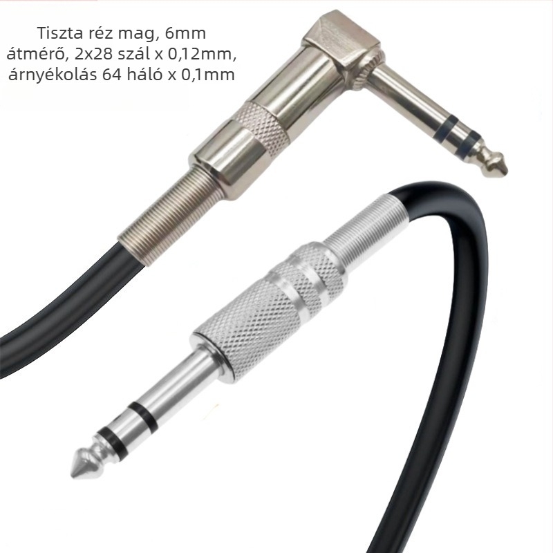Audio hosszabbító kábel, tiszta réz maggal és réz vezetővel, táska mellékelve
