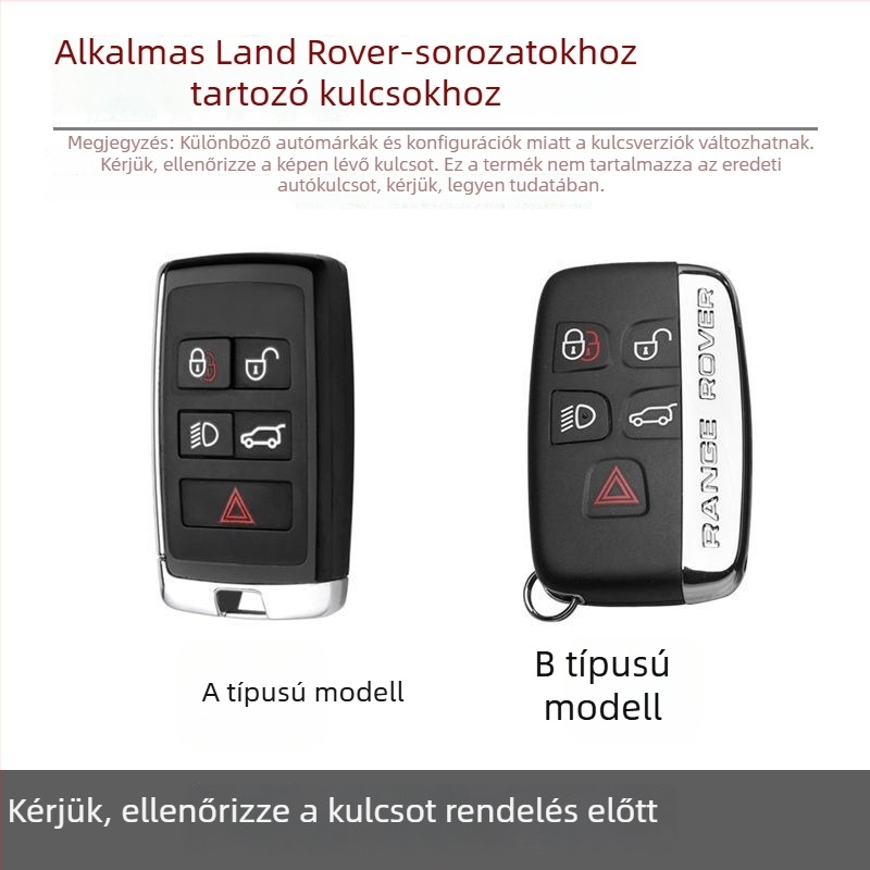 LH autókulcs tok, cinkötvözet, retro stílus