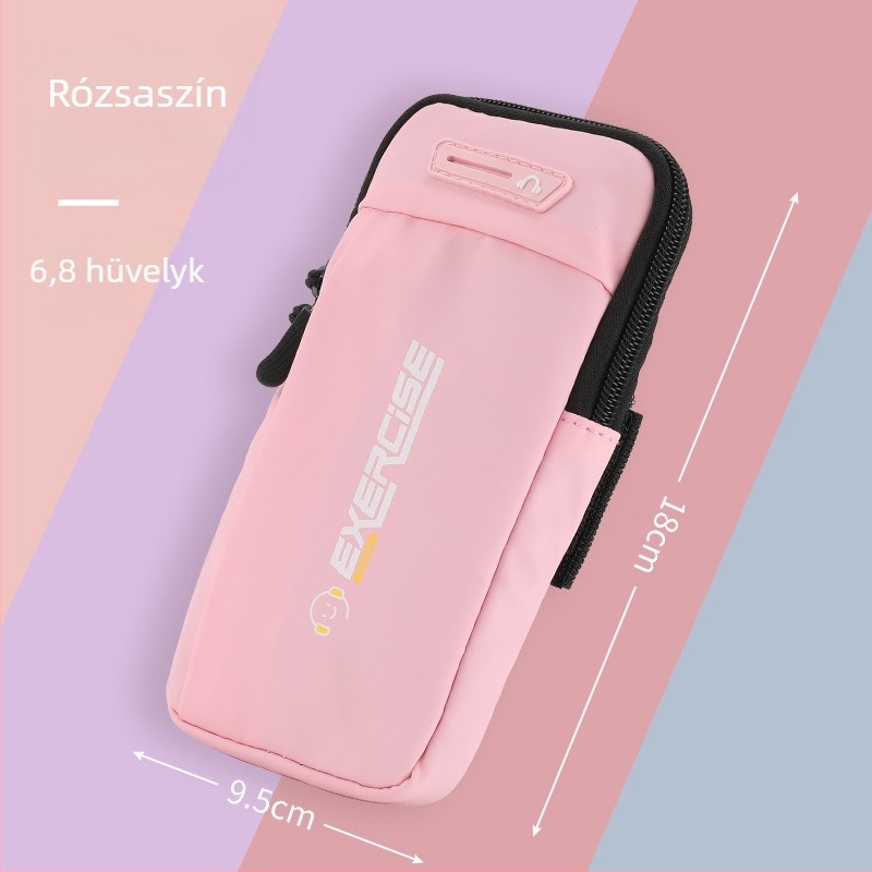 Uniszex fitnesz futó kartelefon-táska, lélegző corduroy anyagból, kerékpározáshoz alkalmas