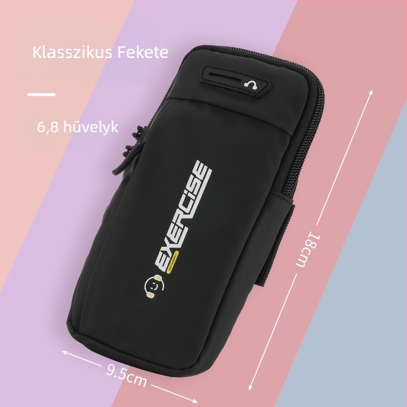 Uniszex fitnesz futó kartelefon-táska, lélegző corduroy anyagból, kerékpározáshoz alkalmas