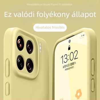 Xiaomi 15 / 15S Pro folyékony szilikon védőtok – minimalista, elegáns, prémium érzet