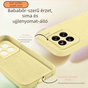 Xiaomi 15 / 15S Pro folyékony szilikon védőtok – minimalista, elegáns, prémium érzet