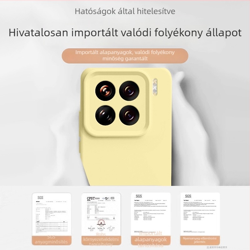 Xiaomi 15 / 15S Pro folyékony szilikon védőtok – minimalista, elegáns, prémium érzet