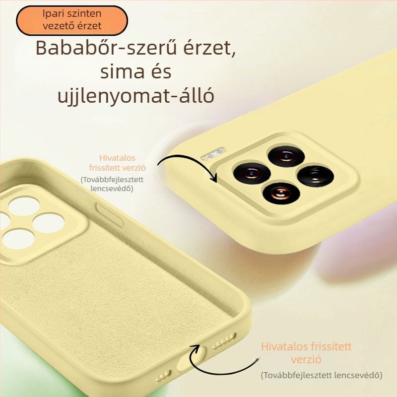 Xiaomi 15 / 15S Pro folyékony szilikon védőtok – minimalista, elegáns, prémium érzet