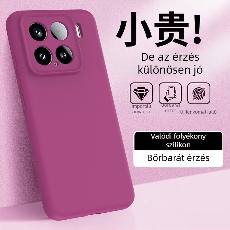 Xiaomi 15 / 15S Pro folyékony szilikon védőtok – minimalista, elegáns, prémium érzet