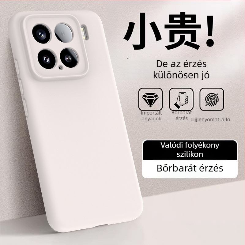 Xiaomi 15 / 15S Pro folyékony szilikon védőtok – minimalista, elegáns, prémium érzet