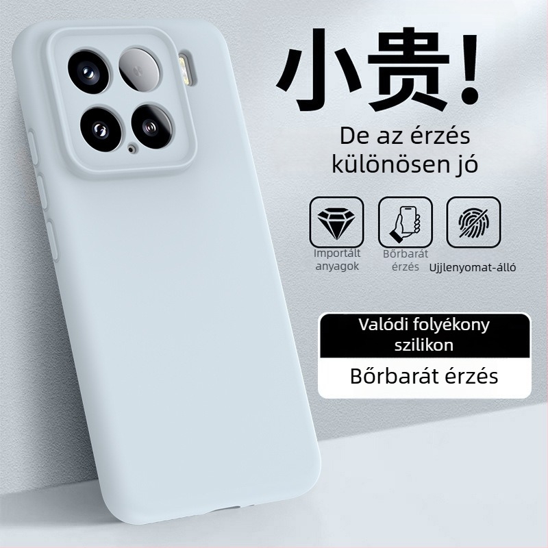 Xiaomi 15 / 15S Pro folyékony szilikon védőtok – minimalista, elegáns, prémium érzet