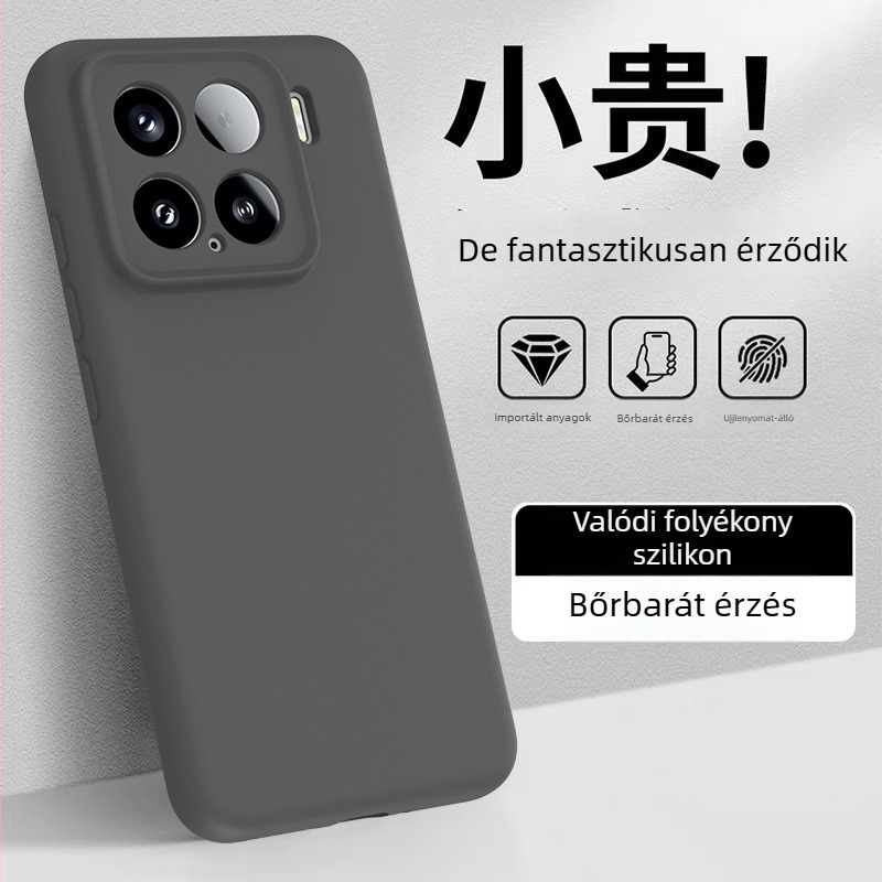 Xiaomi 15 / 15S Pro folyékony szilikon védőtok – minimalista, elegáns, prémium érzet