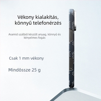 iPhone 17 Pro Max hátlapi tok, kézzel készített valódi bőrből, esés elleni védelem, testreszabható