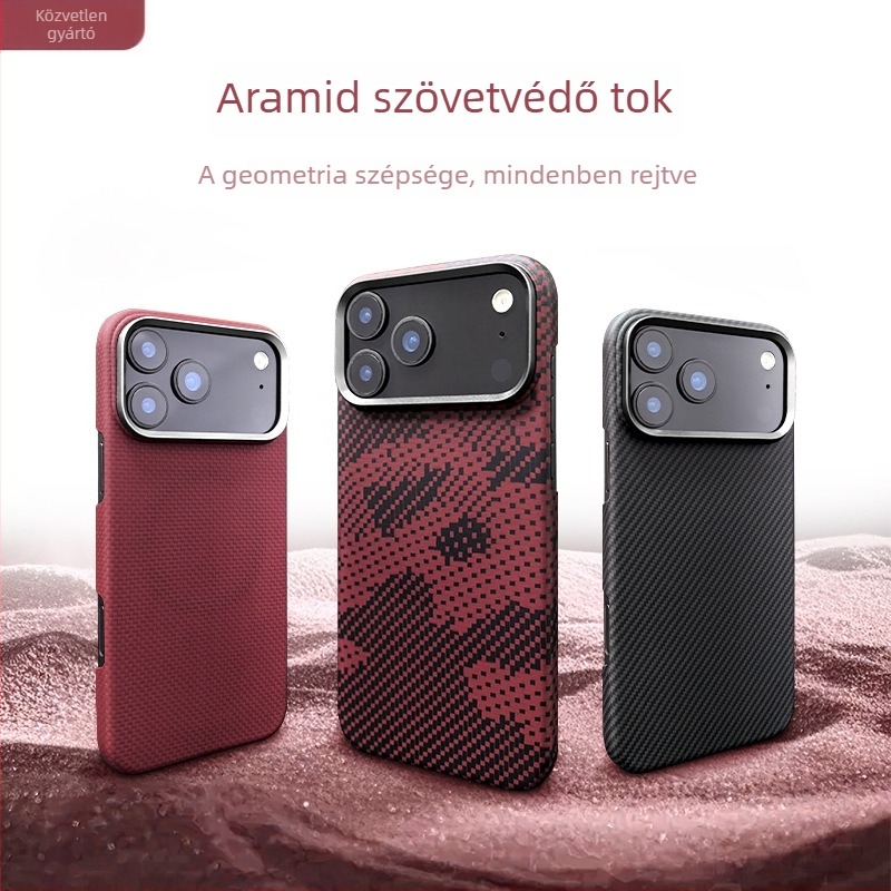 iPhone 17 Pro Max hátlapi tok, kézzel készített valódi bőrből, esés elleni védelem, testreszabható