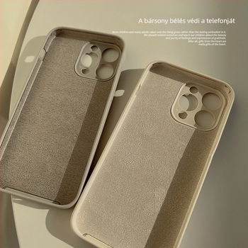 Folyékony szilikon tok iPhone 14 Pro Max-hoz – egyszínű