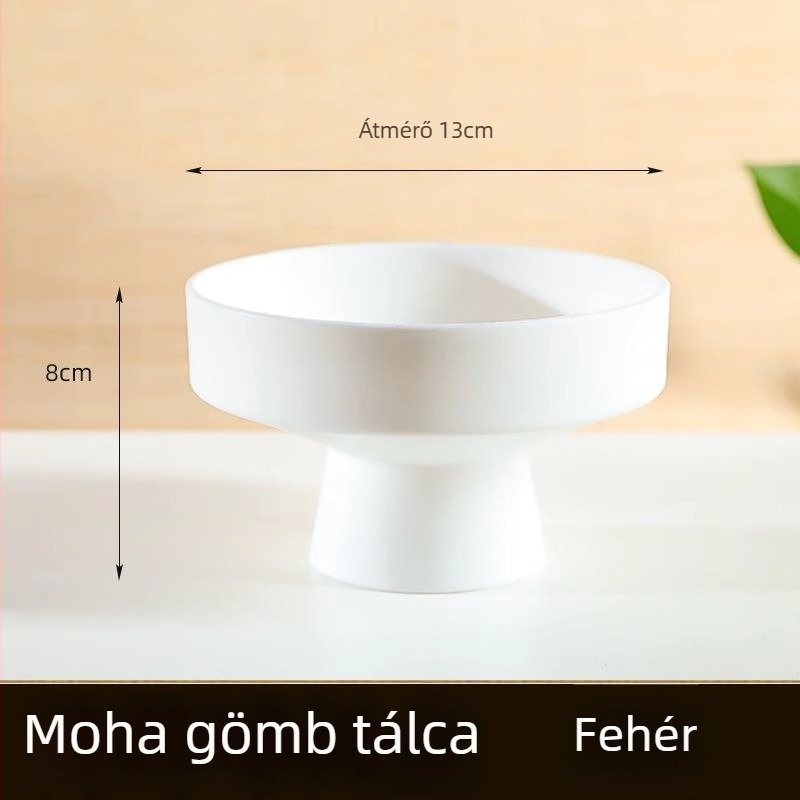 Haoyi kerámiás moha gömb növénytartó — Dendrobium orchidea mini tájkép, karton csomagolás, kihelyezhető