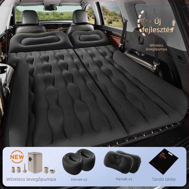 Autóba szerelhető felfújható ágy SUV-hoz - kettős használat utazásokhoz és szabadtéri tevékenységekhez, Modell 13100TM, Maximális teher 400 kg, Elektromos pumpa