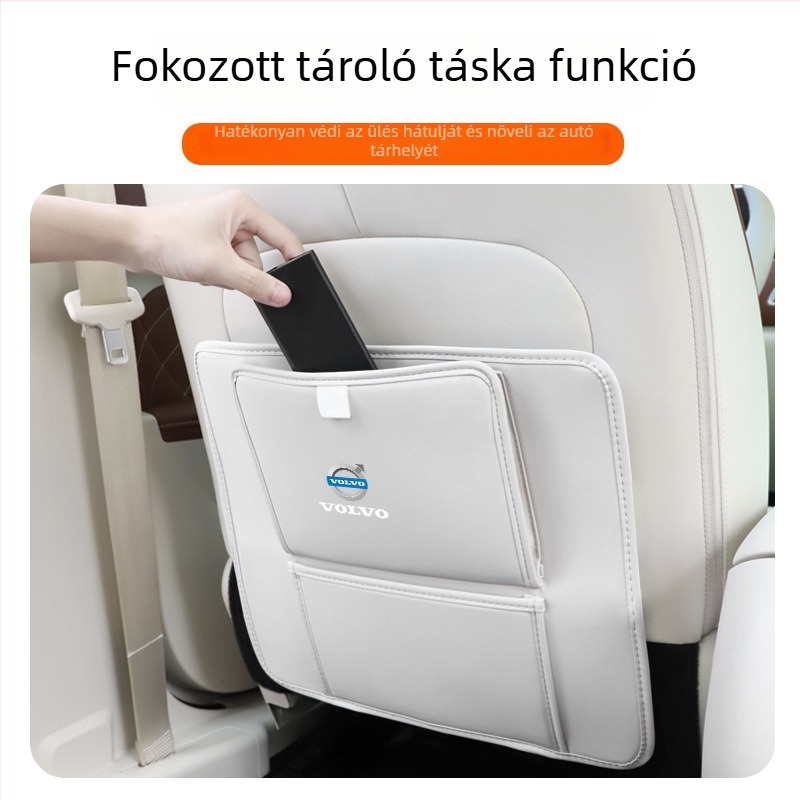 Fangmeng Hátsó üléshez tartozó szemeteszsák antisík párnával – Kompatibil Volvo XC60, S90, XC90, S60, XC40, V90
