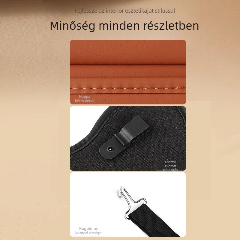 Fangmeng Hátsó üléshez tartozó szemeteszsák antisík párnával – Kompatibil Volvo XC60, S90, XC90, S60, XC40, V90