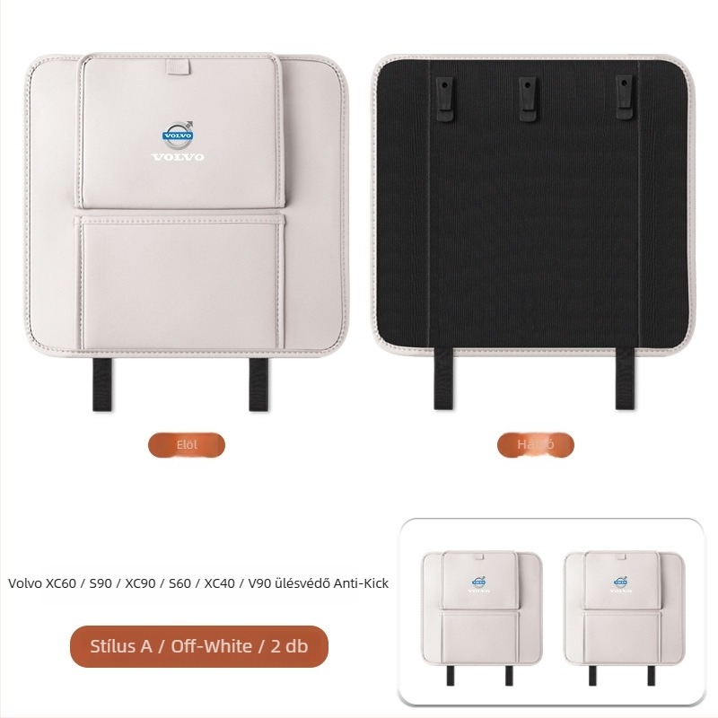 Fangmeng Hátsó üléshez tartozó szemeteszsák antisík párnával – Kompatibil Volvo XC60, S90, XC90, S60, XC40, V90