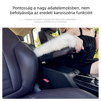 Autó kartámasz párna, téli plüss, vastag, univerzális, testreszabható — Xuan ruyi
