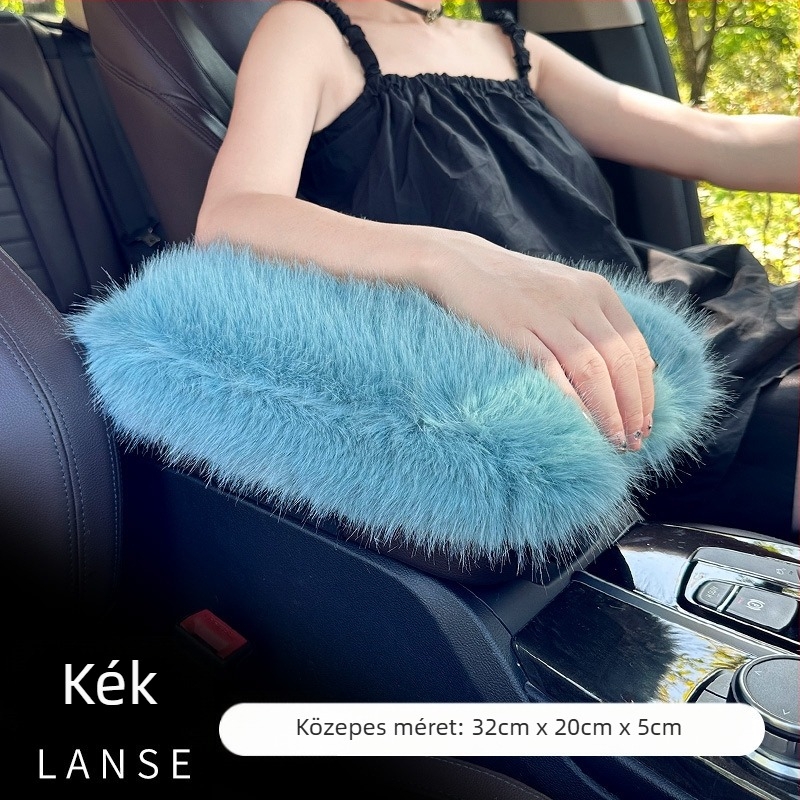 Autó kartámasz párna, téli plüss, vastag, univerzális, testreszabható — Xuan ruyi