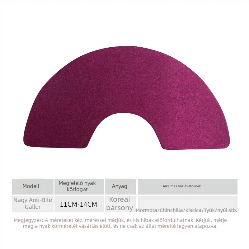 Kisállatok számára anti-harapás nyakgyűrű – Elizabeth gallér