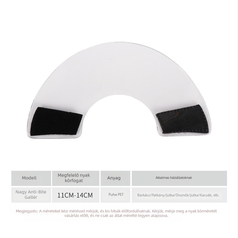 Kisállatok számára anti-harapás nyakgyűrű – Elizabeth gallér
