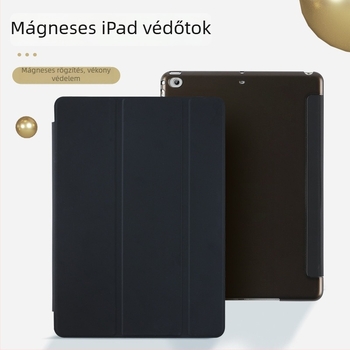 Ultra vékony háromrészes iPad védőtok 2025-höz, műbőr