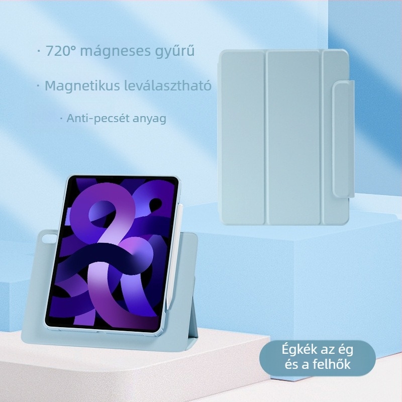 Báránybőr flip tok iPad Pro számára mágneses záródással, ütésálló és hőelvezető