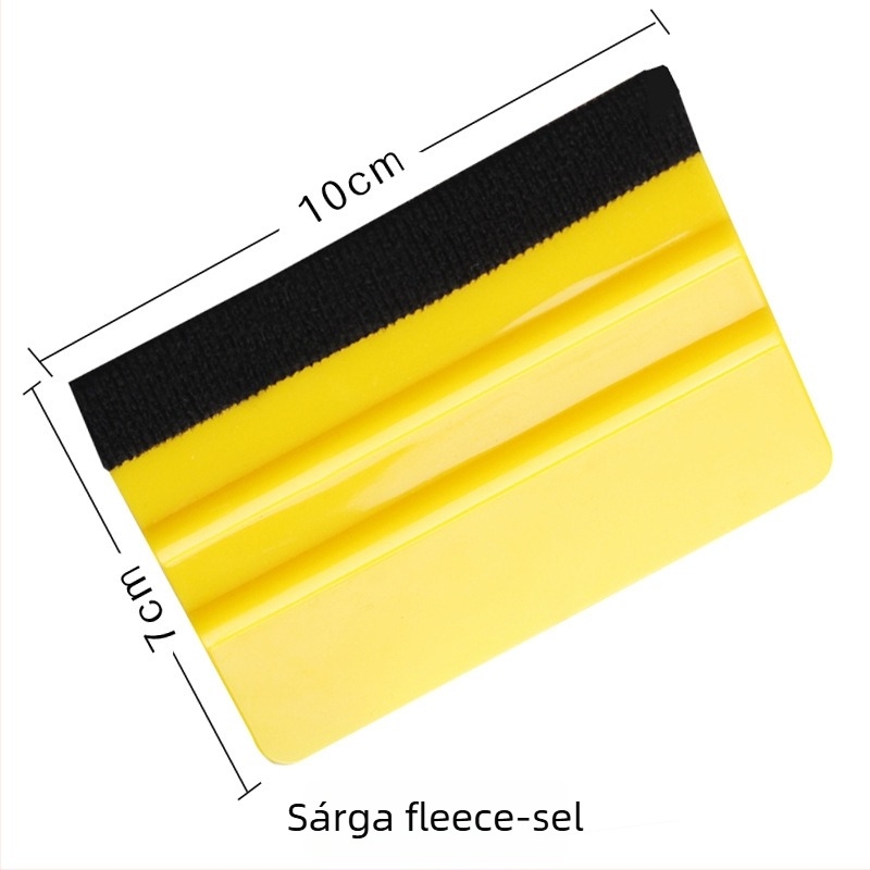 Autófólia kaparó, kétoldalú, négyzet alakú, PP műanyag